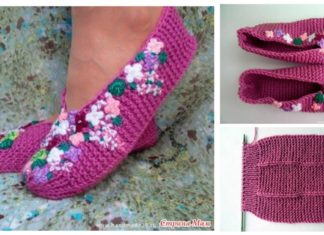 How to Knit a Useful and Pretty Slipper