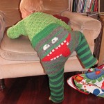 DIY Knit Monster Pants With Patterns