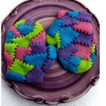 Patchwork Winter Mitten Cookies
