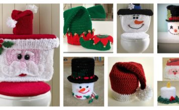 Crochet Bathroom Christmas Pattern