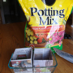 How To Make Origami Newspaper Seed Starter Cups-1