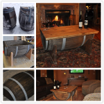 DIY a Table from Old Whiskey Barrel-2