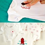 Things You Never Thought to Do With Christmas Cookie Cutters-DIY Baby Onesies