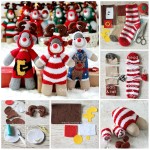 sew sock -reindeer dolls