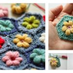 Crochet Daisy Puffagon Free Pattern