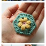 Crochet Daisy Puffagon with Free Pattern