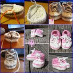 Crochet Cute Baby Converse Booties 1