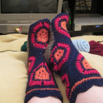 crochet Hexagon Boots free pattern