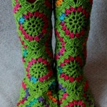 crochet hexagon Boots