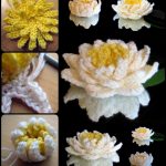Crochet Pretty Water Lily with Free Pattern
