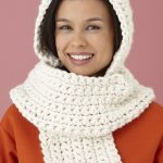 Easy And Comfy Hooded Scarf Free Crochet Pattern