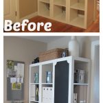 Genius IKEA Bookshelf Command Center p