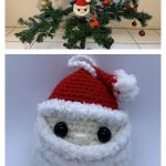 Santa Ornament Free Crochet Pattern