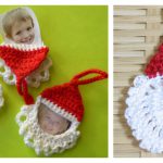 Santa Ornament Free Crochet Pattern