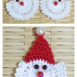 Santa Ornament Free Crochet Pattern
