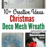 10+ Creative Christmas Deco Mesh Wreath Ideas