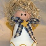 Clay Pot Christmas Angel Craft