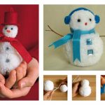 DIY Adorable Pom-Pom Snowman