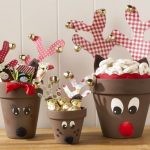DIY Clay Pot Christmas Reindeer Craft