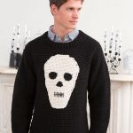 Crochet Skull Sweater Free pattern