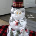 DIY Fish Bowl Snowman
