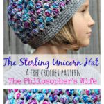 The Sterling Unicorn Hat Free Crochet Pattern