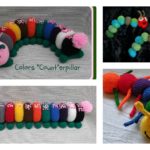 Knitted Caterpillar Baby Toy Free Patterns