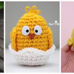10+ Adorable Free Chick Crochet Patterns