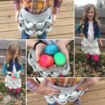 Crochet Child Size Egg Gathering Apron Free Pattern