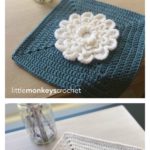Crochet Wildflower Granny Square Free Pattern