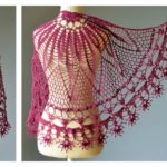 Corona Shawl Free Crochet Pattern