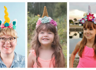 Unicorn Headband Crochet Patterns