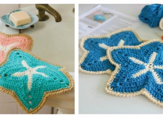 Starfish Dishcloths Free Crochet Pattern