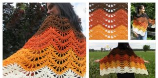 Autumn Moon Blanket Wrap Pattern