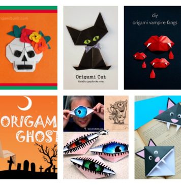 Halloween Origami Paper Crafts for Kids