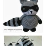 Raccoon Amigurumi Free Crochet Pattern
