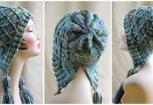 Iris Bloom Bonnet Free Knitting Pattern