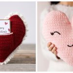 Heart Shaped Pillow Free Crochet Pattern