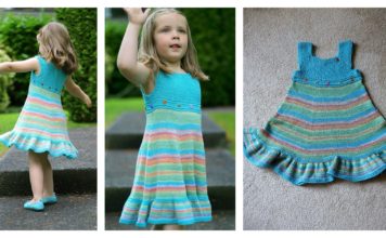 Shades of Summer Dress Free Knitting Pattern