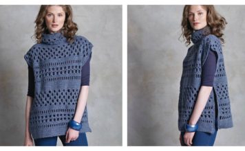 McKenna Openwork Pullover Free Crochet Pattern