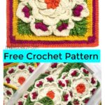 Tropical Delight Afghan Free Crochet Pattern