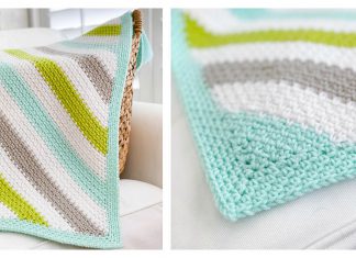 C2C Moss Stitch Free Crochet Pattern