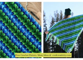 Nomad by Fate Triangle Wrap Free Crochet Pattern