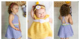 Simply Spring Baby Dress Free Crochet Pattern