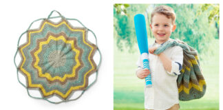 Convertible Blanket Tote Bag Free Crochet Pattern