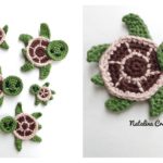 Sea Turtle Appliques Free Crochet Pattern