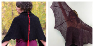 Bat Wing Shawl Crochet Patterns