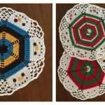 Christmas Snowmen Doily Free Crochet Pattern