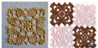 Lacy Granny Square Free Crochet Pattern