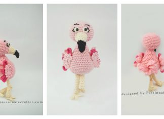 Amigurumi Flamingo Ornament Free Crochet Pattern